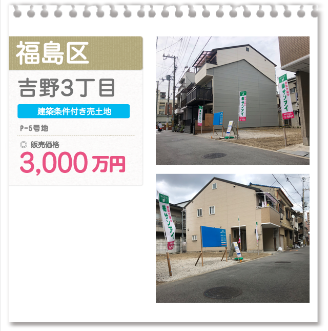 福島区 吉野3丁目