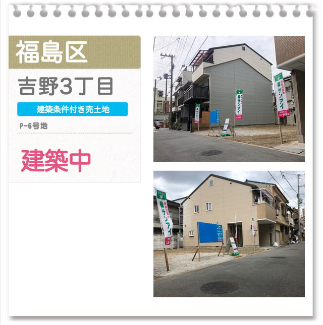 福島区 吉野3丁目